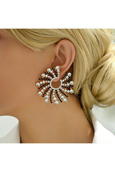 SIC MODA Elegant Earrings with Crystals, Sic Moda 6070