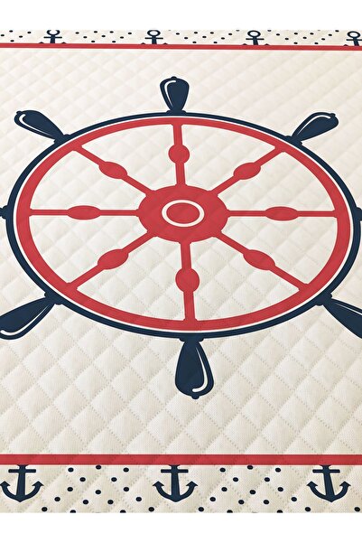 Evmila Dümen Desenli Genç Ve Çocuk Baskılı Tek Kişilik Pike Takımı 160x230 Renkli