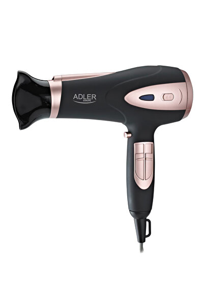 adler Uscător de păr AD 2248b, 2200W, ioni, 3 temperaturi, 2 viteze, concentrator, difuzor, negru