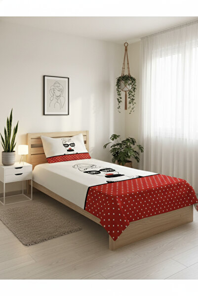 Evmila Girl Boss Desenli Genç Ve Çocuk Baskılı Tek Kişilik Pike Takımı 160x23...