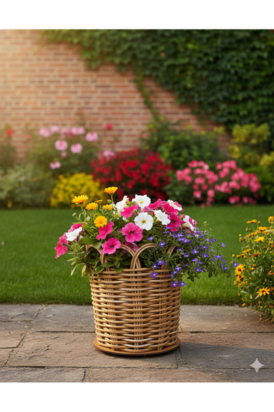 shop RADDANCORE حافظة أوعية زهور متوسطة الحجم مقاس 25 سم