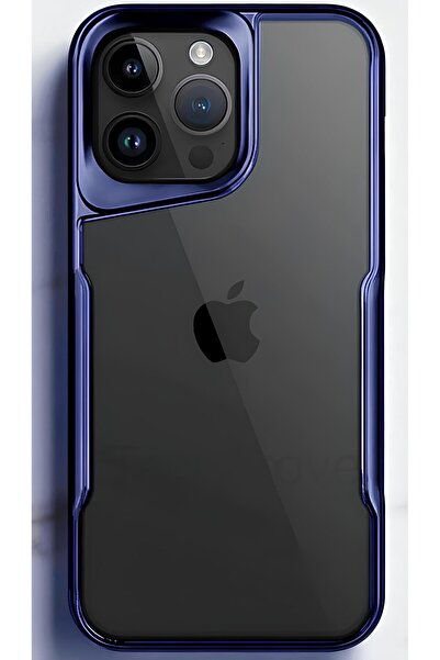 TechTrove iPhone 15 Pro Max Kılıf Arkası Şefaf Tasarım Lazer Kaplama Sararmaz...