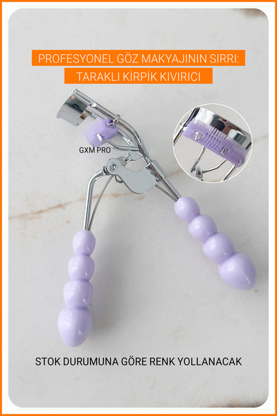 GXMPRO Kirpik Kıvırıcı - Eyelash Curler - Kirpik Kıvırma Taraklı