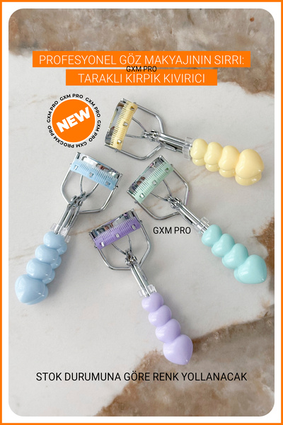 GXMPRO Kirpik Kıvırıcı - Eyelash Curler - Kirpik Kıvırma Taraklı