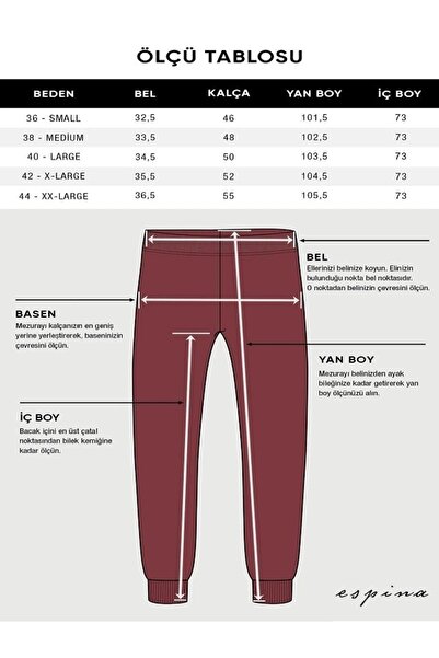 Avones Γυναικείο πλεκτό παντελόνι με τρία νήματα με ελαστική μέση και πόδια Jogger-Zümrüt
