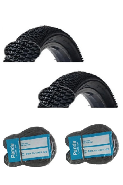 RFL 24 Jant 24x2.10 D2498 Bisiklet Dış Lastiği X 2 Adet + Panda İç Lastik Seti