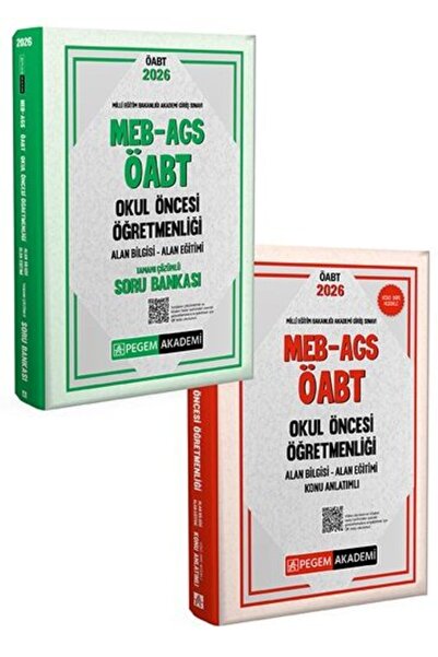 Pegem Akademi Yayıncılık Pegem 2026 ÖABT MEB-AGS Okul Öncesi Öğretmenliği Kon...