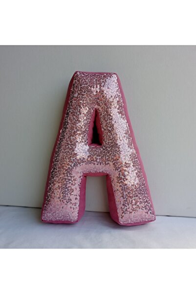 İDİLİNA Payetli Harf Yastık