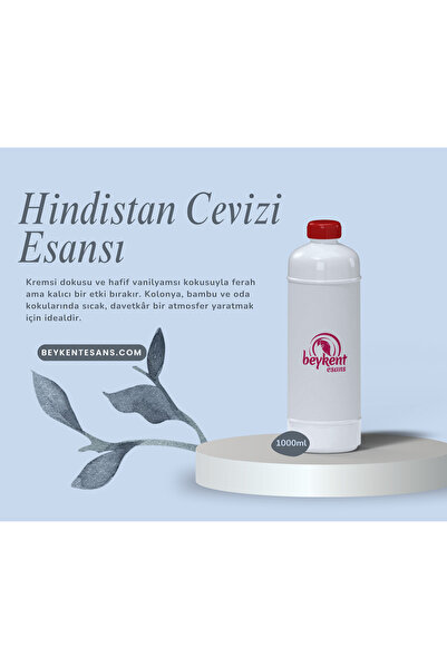 beykent esans Hindistan Cevizi Esansı (bamboo,butik Sabun, Butik Mum ) 1000ml