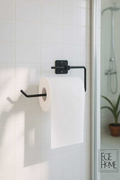 Home Siyah Kağıt Rulo Havluluk Peçetelik Yapışkanlı  Tasarım Askı