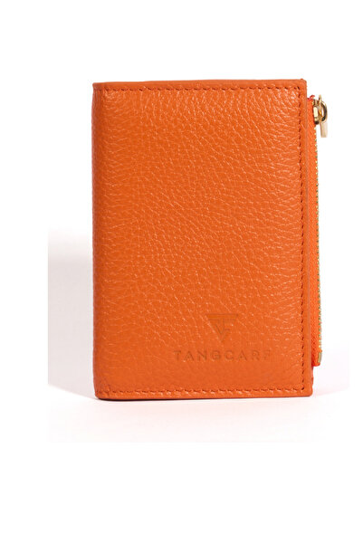 TANGCARF Genuine Leather Women's Wallet |   Lira 1101 Orange