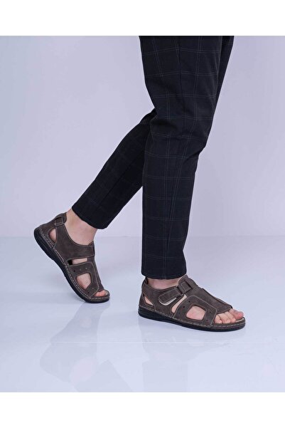 Tigerline Men's Sandals - Brown - Comfort Supported Structure Stylish Design Soft Sole Suitable for Daily Use