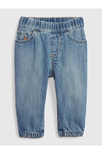 GAP Bebek Mavi Pull-On Bubble Jean Pantolon