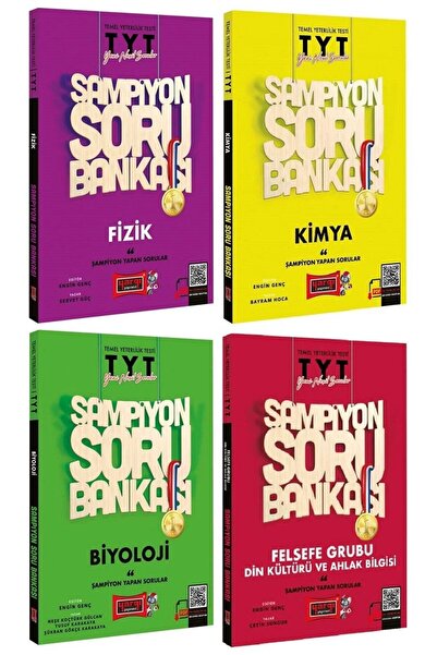 Yargı Yayınları SÜPER FİYAT - Yargı YKS TYT Fizik+Kimya+Biyoloji+Felsefe Şamp...