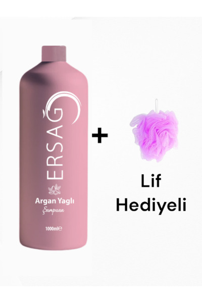 Ersağ Argan Yağlı Şampuan 1000 ML - ( Lif Hediye'li )