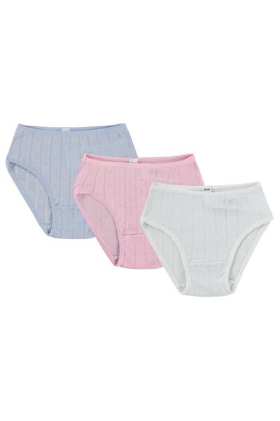 Civil Girls Ribana Jacquard 2-10 Years Old 3-Piece Panties Set - Standard4-5 Years Old