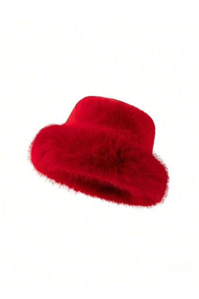 BALIENTE Red Plush Soft Heart - Women's Hat