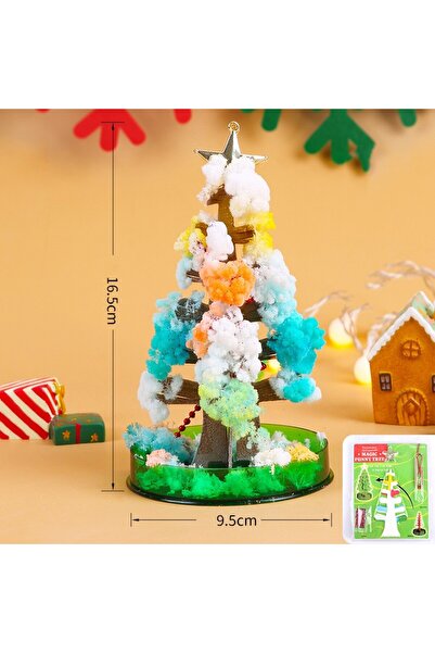 dalip Paper Blooming Christmas Tree Toy – Multicolor, 16.5 x 9.5 x 9.5 cm