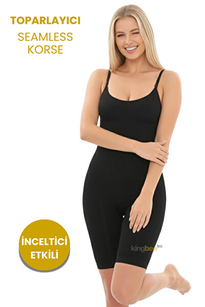 King Bee Kadın Boydan Korse Göbek,Basen,Göğüs,Kalça İçin Tüm Vücut Sıkılaştır...