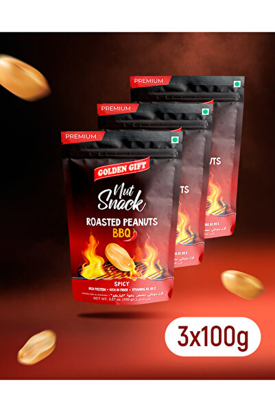 golden gift Premium Roasted Peanuts BBQ 300g (3x100g)