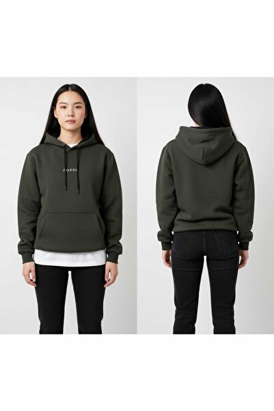 Foffa Kapüşonlu 3 İplik Sweatshirt