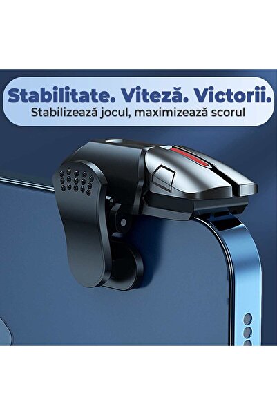 Timebox Gaming triggers for phone, tablet, 8 buttons based on impulse Compatible with Pubg, Fortnite, Call o