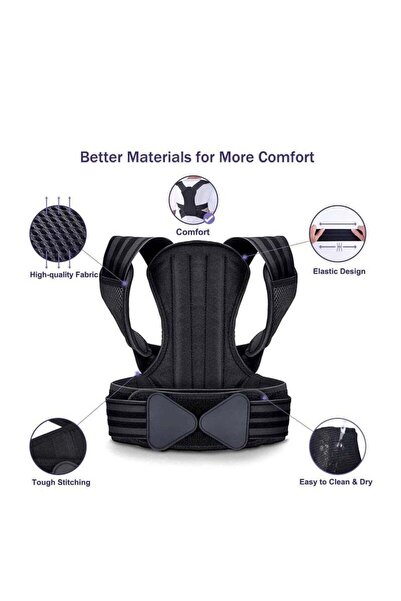 Arabest Back Brace Posture Corrector for Men and Women, Pain Relief for Back, Adjustable and Comfortable