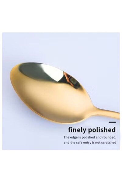 huitich Stainless Steel Gold Cutlery Set