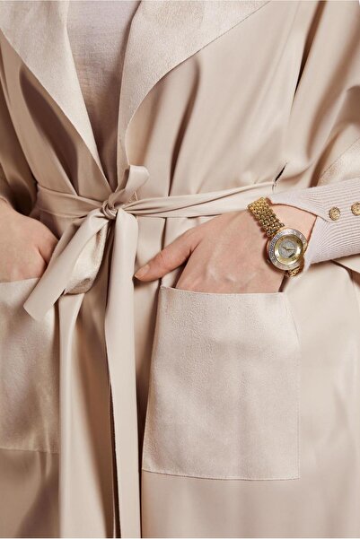 Alvina Sunny Leather Vest with Birds 45276