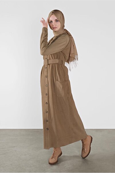 Alvina ÖNDEN DÜĞMELİ KADİFE JİLE 41146