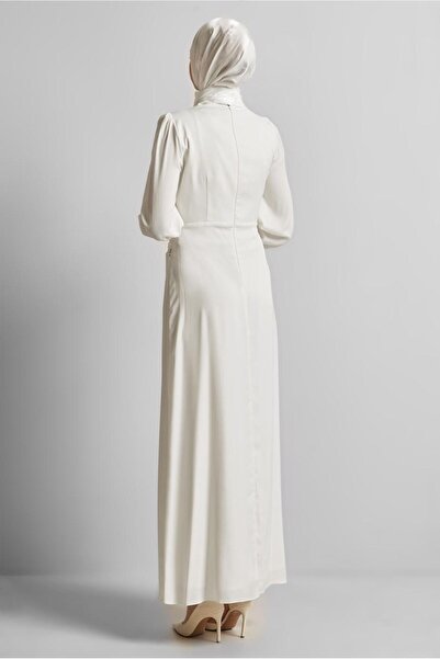 Alvina Stone Satin Evening Dress 50524