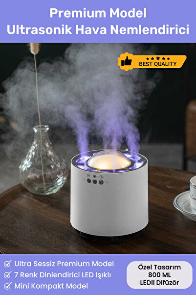 Noriyen Yeni Nesil 800 ML Hava Nemlendiricisi Buharlı Aroma Difüzör