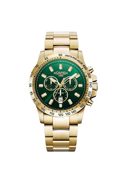 Roamer Mens Watch 861837 48 75 20, Quartz, 45mm, 10ATM