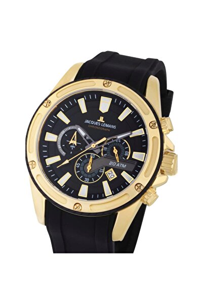 Jacques Lemans Ανδρικό Ρολόι 1-2141D, Quartz, 48mm, 20ATM