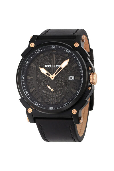 Police Ceas bărbătesc PL15728JSB.02, cuarț, 48mm, 3ATM