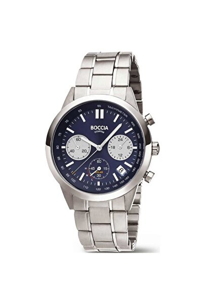 Boccia Ανδρικό ρολόι Boccia 3737-02, Quartz, 41mm, 5ATM