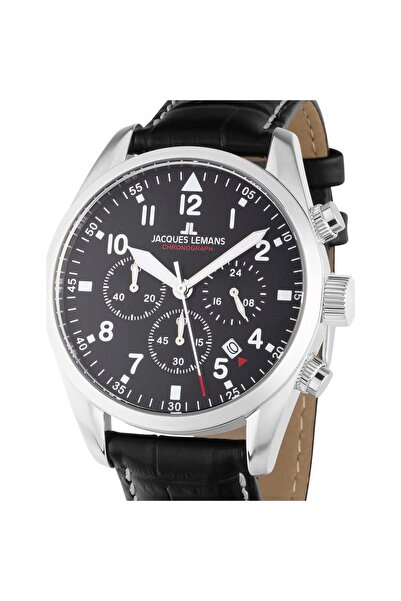 Jacques Lemans Ανδρικό Ρολόι 42-2A, Quartz, 42mm, 10ATM