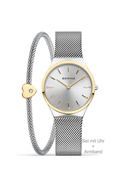 Bering Γυναικείο ρολόι Bering 12131-014-GWP, Quartz, 30mm, 3ATM