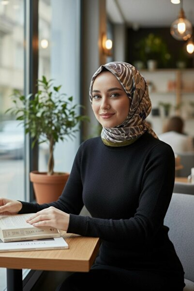 Onur Κασκόλ - Γυναικείο βαμβακερό κασκόλ με σχέδιο ζέβρας, πολύχρωμο, απαλό κασκόλ, άνετο στη χρήση, Fashion Store