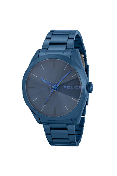 Police Ανδρικό Ρολόι PL15712JSBL.03M, Quartz, 44mm, 3ATM