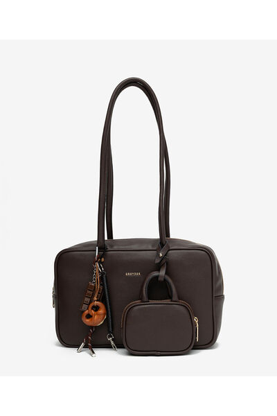 Greyder Kadın Kahverengi Omuz Çantası 5K2CN69772