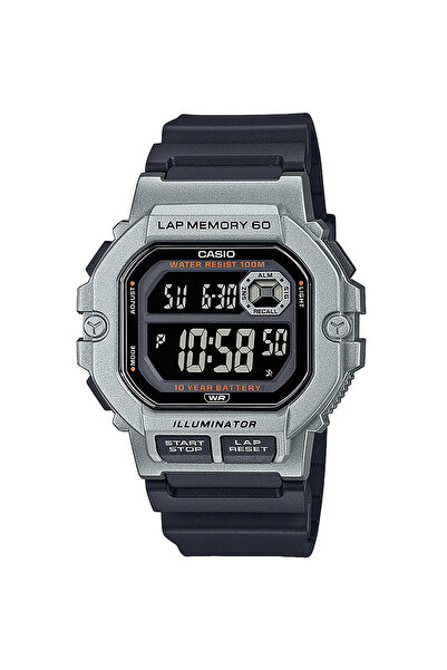 Casio Mens Watch WS-1400H-1BVEF, Quartz, 45mm, 10ATM