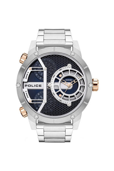 Police Mens Watch PEWJG2118104, Quartz, 50mm, 5ATM