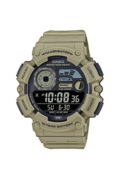 Casio Mens Watch WS-1500H-5BVEF, Quartz, 50mm, 10ATM