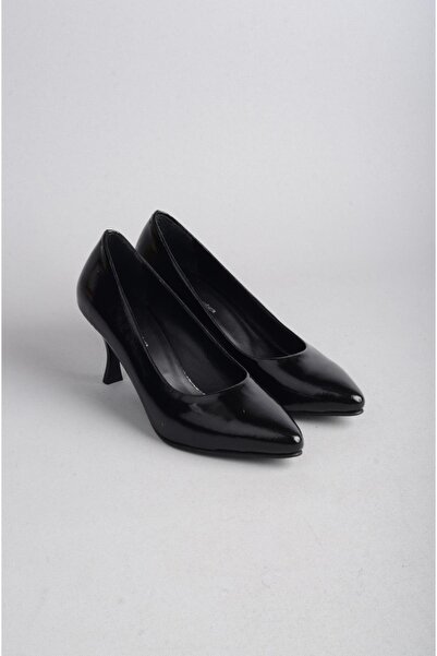 SEÇ KUNDURA SEÇ 224 Pantofi Silletto Negri din Piele Veratică - Piele Lacuită...