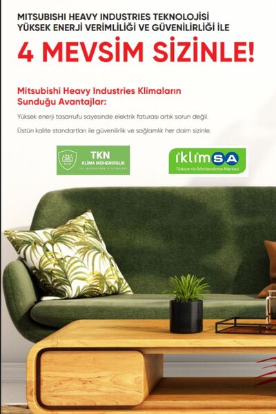 Mitsubishi Mıtsubıshı Heavy Srk35zsp-w(S) 12000 Btu/h Inverter Klima