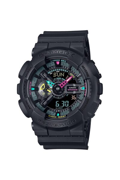 Casio Mens Watch GA-110MF-1AER, Quartz, 51mm, 20ATM