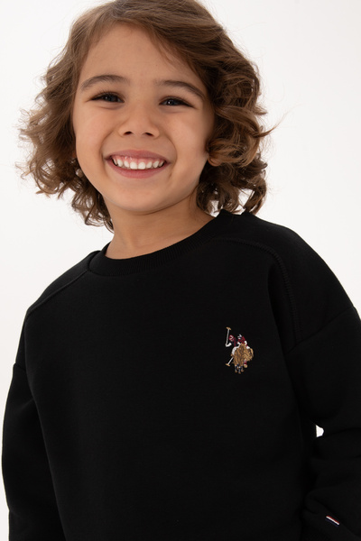 U.S. Polo Assn. Erkek Çocuk Siyah Pijama Takımı 50318689-VR046