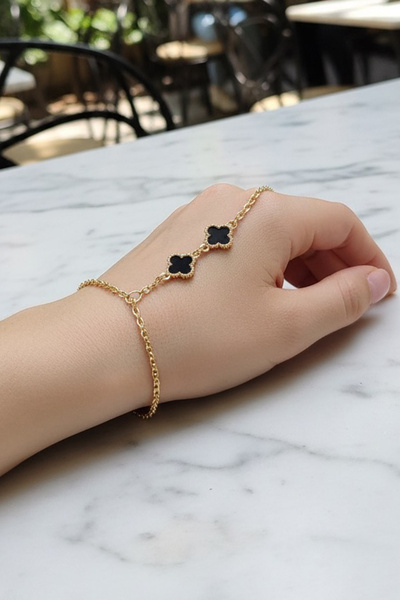 PİNKMARK سوار PINKMARK للسيدات ذهبي ثنائي أسود ساحر شاهميران PMBLK255006