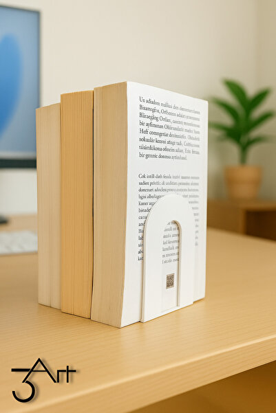3art Metal Metal Kitap Tutucu 2’li Set – Kaymaz Masaüstü Kitap Destekliği – D...